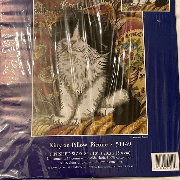 Cross Stitch Cat Kits - Picture 2 of 7